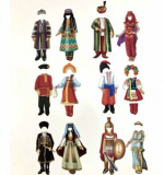 Магнитная игра - Костюмы народов мира