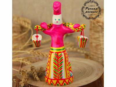 Барыня с коромыслом. Филимоновская игрушка