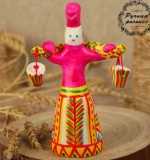 Барыня с коромыслом. Филимоновская игрушка