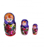  Матрешка расписная / 3 в1