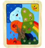 Времена года (картинка - пазл)