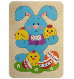 Кролик (картинка - пазл)