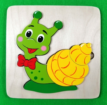 Улитка (картинка пазл)
