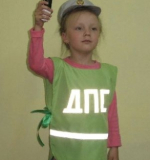 Костюм ПОЛИЦЕЙСКИЙ ДПС (накидка, шапочка)