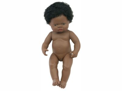 Кукла девочка африканка, 38 см 
