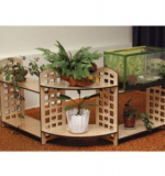 Стеллаж низкий угловой 