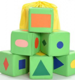 Цвет, форма, размер, мягкие кубики