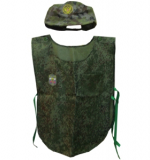 Костюм ВОЕННЫЙ (накидка, кепка)