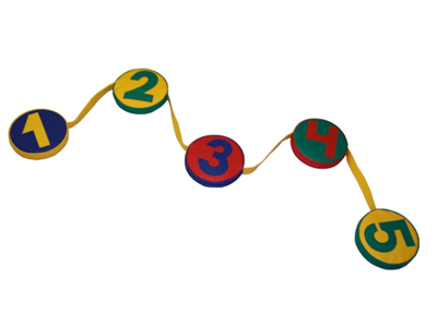  Змейка ШАГАЙКА с цифрами / 5 шт