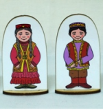 Набор кукол на подставке СЕМЬЯ ТАТАРСКАЯ