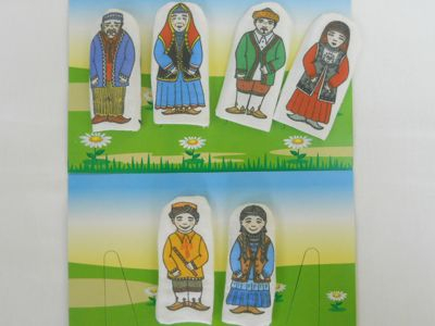 Набор кукол пальчиковых - Семья Башкирская