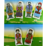 Набор кукол пальчиковых - Семья Татарская