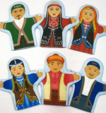 Набор кукол рукавичек СЕМЬЯ БАШКИРСКАЯ