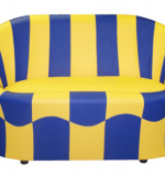 «Ромашка» диван (желто-синий)