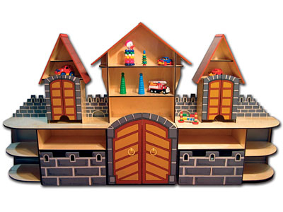 Стенка для игрушек Замок 