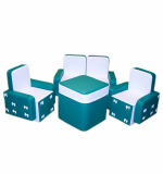 Комплект мебели БАНТИК (сине - голубой)