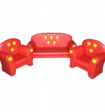 БОЖЬЯ КОРОВКА - комплект мягкой мебели