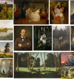 Шедевры Государственной Третьяковской галереи (22 репродукции). Комплект репродукций