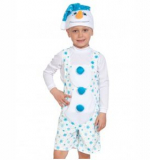 Снеговичок, карнавальный костюм, р.92-122