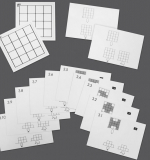 Карточки с заданиями №3 (10шт.) для деревянных неокрашенных кубиков ВТ 112