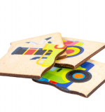 Деревянный пазл для детей «Транспорт» (24 элемента)