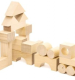 Конструктор 154 детали, неокрашенный