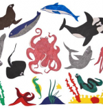 Подводный мир с игровым полем (16дет)