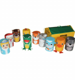 Кукольный театр (10 персонажей + домик)