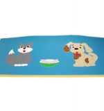 Мат детский с крупной аппликацией (200х100х5 см)