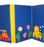 Мат складной 3-х секционный с крупной аппликацией