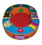 Манеж большой (мягкое дно, крепления)