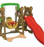 Горка с качелями 