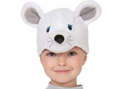 Мышка (маска - шапочка)