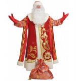 Дед Мороз Хохлома, карнавальный костюм, р.XL