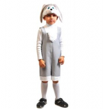 Зайчик серый, карнавальный костюм, р.92-122