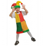 Скоморох, карнавальный костюм, р.98-122