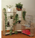 Стеллаж высокий угловой 