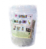 Песок кварцевый №17 - белый / фракция 0,4-0,8, 1кг