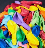 Воздушные шары (100 штук), 25см, цвета МИКС в пакете