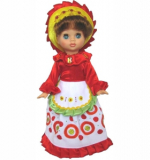 Кукла Эля Дымковская барыня, 30 см