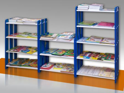 Стеллаж ЛЕСЕНКА для игрушек и пособий 