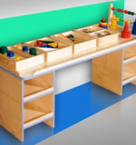 Дидактический стол малый с наполнением