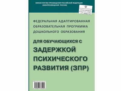 Федеральная адаптированная образовательная программа дошкольного образования для детей с ЗПР