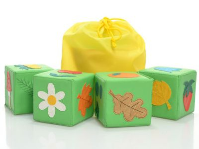 Растительный мир №2, мягкие кубики