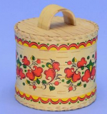 Береста - Туесок Пермогорская роспись №13 