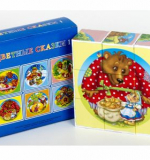 Кубики с картинками «Цветные сказки-1» (9 штук)