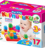 «Мягкие кирпичики», конструктор, 17 деталей