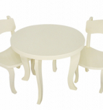 Стол и два стула, кукольная мебель