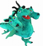 Змей Горыныч, кукла БИ-БА-БО на руку, 45 см