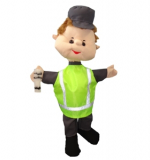 Инспектор ДПС, кукла БИ-БА-БО на руку, 45 см